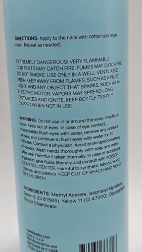 C CARE Non-Acetone Nail Polish Remover 16 Fl Oz Pack of 1 - Gentle, Nourishing, Fast-Acting