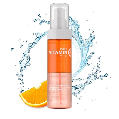 Noche Y Dia Cleanser and Moisturizing Vit C Bundle - Vitamin C Cleansing Water & Vitamin C Face Cream