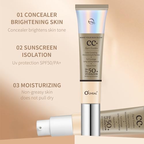 O'CHEAL CC Cream Foundation SPF 50+ Full Coverage