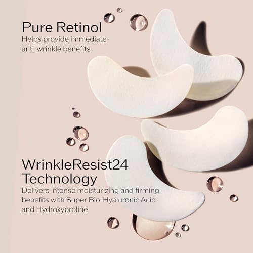 Shiseido Benefiance WrinkleResist24 - Pure Retinol Express Smoothing Eye Mask - 12 Sets of Two Eye Masks - Reduces Appearance of Wrinkles in 15 Minutes