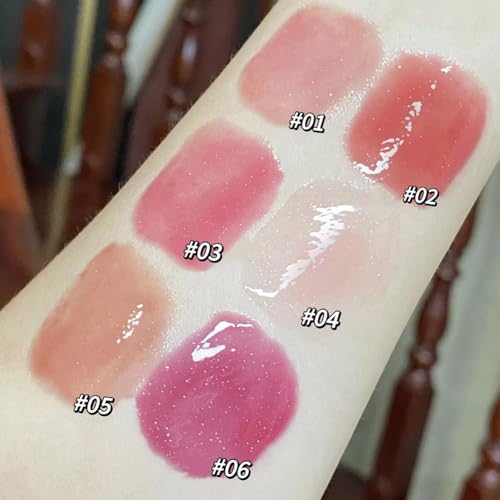 Heart-Shaped Hydrating Lipstick Set - 3 Colors Jelly Gloss