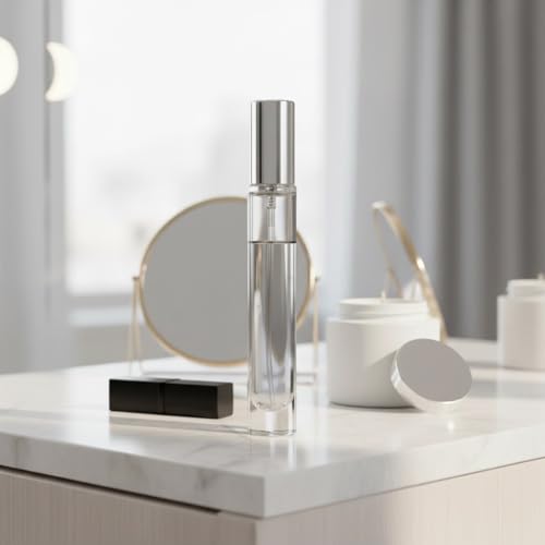 10ml Refillable Glass Perfume Spray Bottles - 5 Pack Travel Atomizers