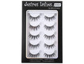 DESIRES LASHES Natural Wispy False Eyelashes - 5 Pairs Clear Band