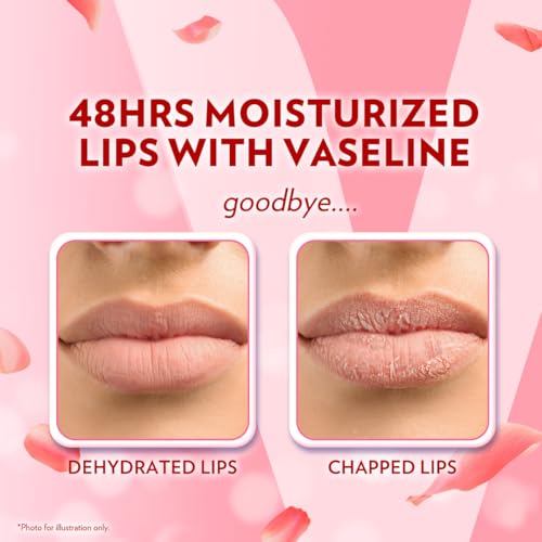Vaseline Lip Therapy Care Rosy, Fast-Acting Nourishment, Ideal for Chapped, Dry, Cracked, or Damaged Lips, Lip Balm, 3-Pack of 2, 0.16 Oz Each, 6 Lip Balms