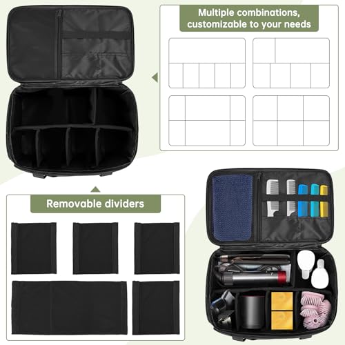 TORIBIO Large Barber Tool Bag with Dividers & Shoulder Strap