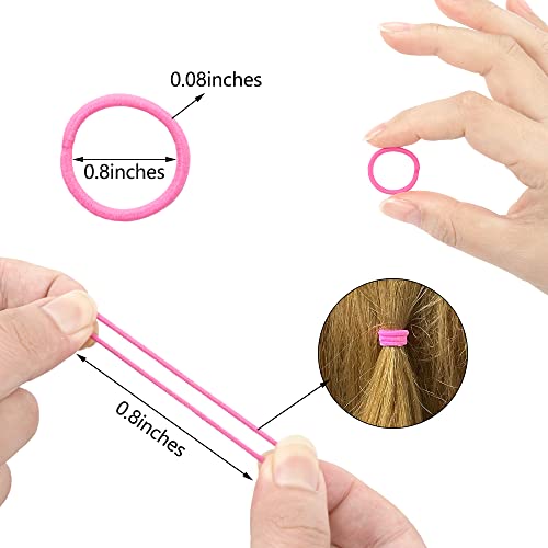 CÉLLOT 360pcs Baby Hair Ties - No Crease Elastic Bands in 36 Colors