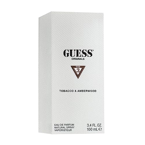 Guess Originals Type 3 Tobacco and Amberwood for Men - 3.4 oz EDP Spray