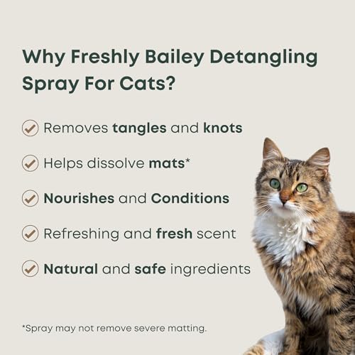 Freshly Bailey Cat Detangler Spray - 16 Fl Oz
