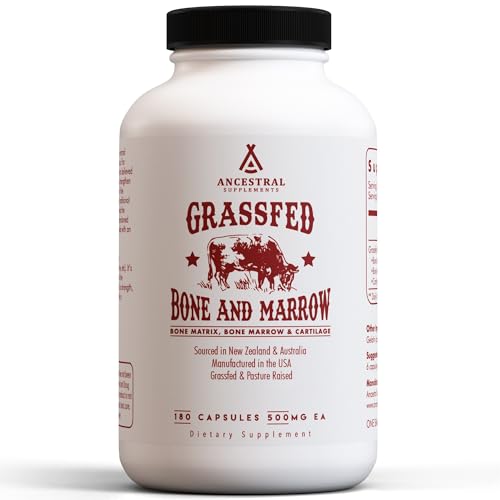 Grass Fed Beef Bone Marrow Supplement 180 Capsules