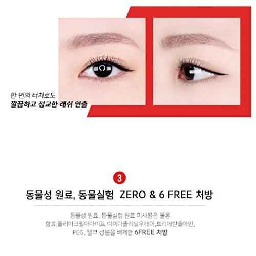 ESPOIR Nomudging Mascara Waterproof XP #1 Clean Black | Long-Lasting Waterproof Non-Smudging Mascara with C-Curling Effect for Defined Look