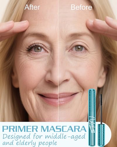 Waterproof Mascara for Older Women 60+, Volumizing & Hypoallergenic