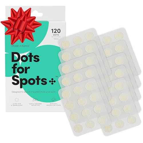 Dots for Spots Pimple Patches For Face - Fast Acting, Translucent Hydrocolloid Zit Patches that Unclog Pores - Korean Skincare - Vegan, Cruelty Free - (120 count)