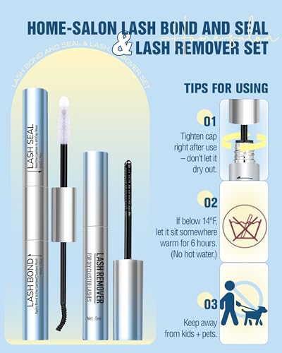 CORUSCATE 3-in-1 Lash Cluster Glue, Seal & Remover Set