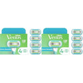 Gillette Venus Extra Smooth Womens Razor Blade Refills,Designed for a Close,Smooth Shave,4 Count (Pack of 2)
