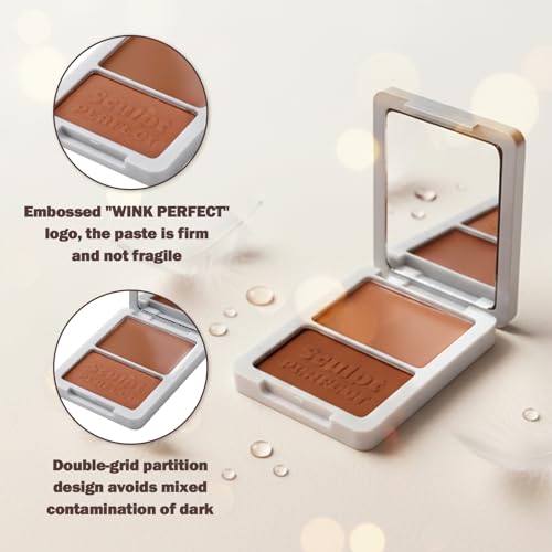 Contour Bronzer Duo Palette – Matte Cream & Powder