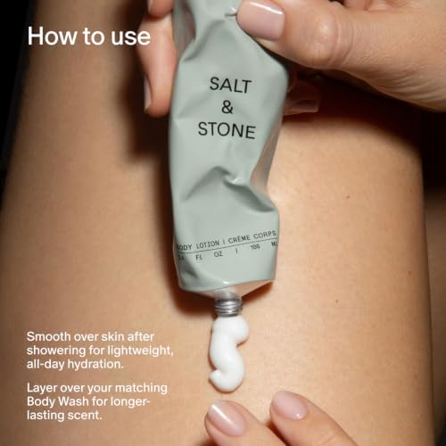 Salt & Stone Body Lotion Women Men, Vegan, Bergamot Hinoki 3.4 fl oz
