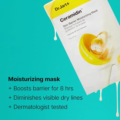 Dr.Jart+ Ceramidin Skin Barrier Moisturizing Korean Face Mask | Sheet Mask | Korean Skin Care