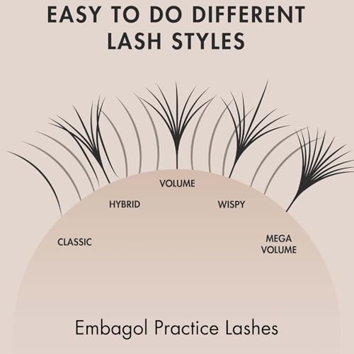 100 Pairs Lash Extension Practice Kit – Mannequin Head Training Lashes