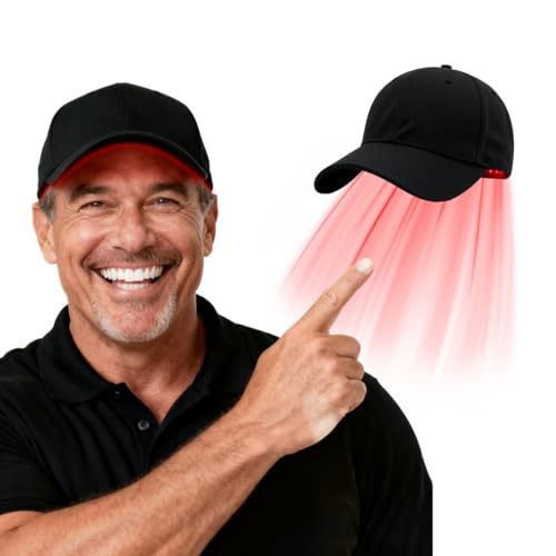 Cordless Red Light Therapy Cap for Hair Growth - 650nm