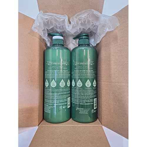 Daeng Gi Meo Ri - Shampoo and Treatment Set with Tea Tree Oil, Aloe Vera, Refreshing Feel for Oily Hair, Moisturizing for Dry Hair, Mild Cleansing Effect, 1000ml