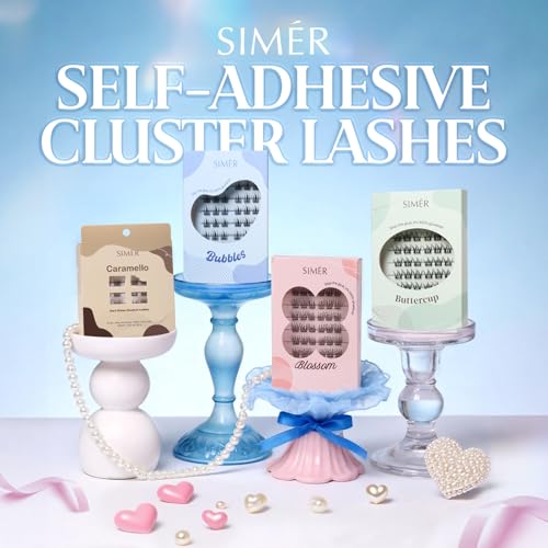 SIMER Brown Fox Eye Self-Adhesive Lash Clusters 11-14mm
