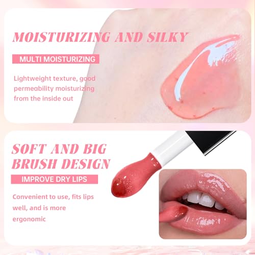 HOSAILY Nourishing Lip Oil & Liner Set - Glossy Ombre Lip Combo