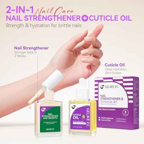 Gelike EC Nail Rescue Kit - Apricot & Pineapple Brightening & Strengthening