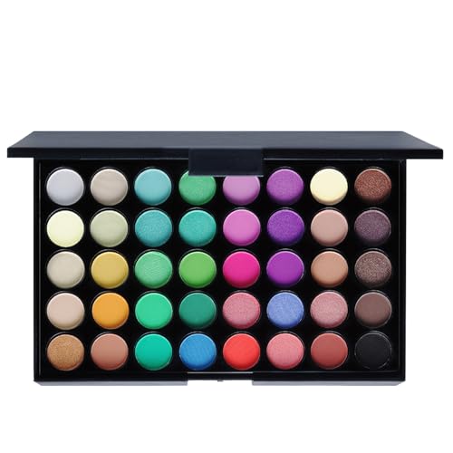 Bonnie Choice 40-Color Rainbow Eyeshadow Palette - Vibrant, Long-Lasting Makeup