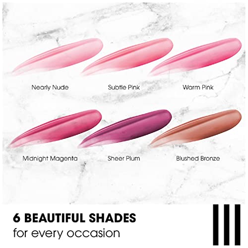 ChapStick Total Hydration Vitamin Enriched Tinted Lip Oil (Nearly Nude, 1 Tube), Vitamin C, Vitamin E, Contains Omega 3 6 9, 0.24 Ounce