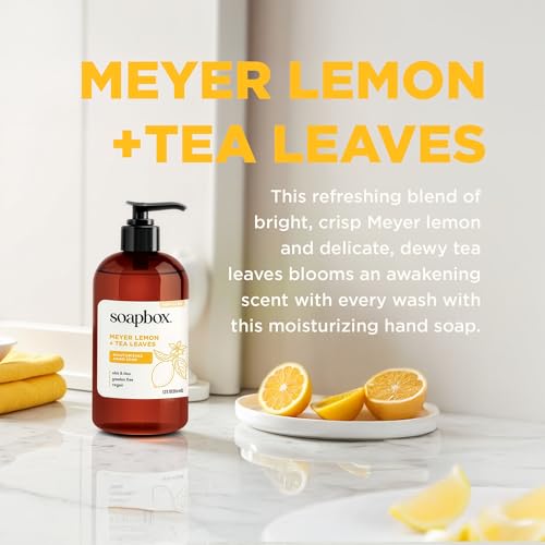 Soapbox Meyer Lemon & Tea Leaves Liquid Hand Soap - Wash 3 Pack