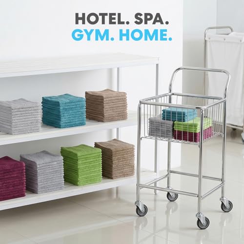Simpli-Magic 100% Cotton Washcloths 12x12 50-Pack