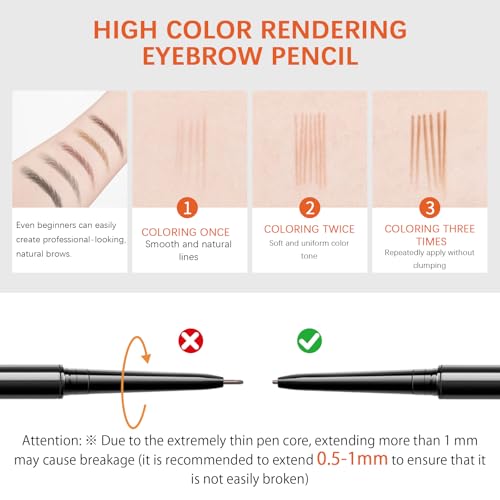 MAVENI Microblading Brow Pencil 0.9mm - Waterproof with Refill