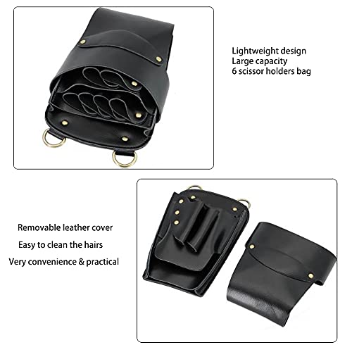 Professional Barber Scissor Holster Bag with Waist Belt