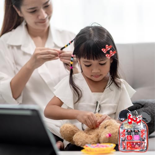 Minnie Mouse Cosmetic Makeup Set for Girls Ages 3+ | Lip Gloss, Nail Polish & Hair Clips