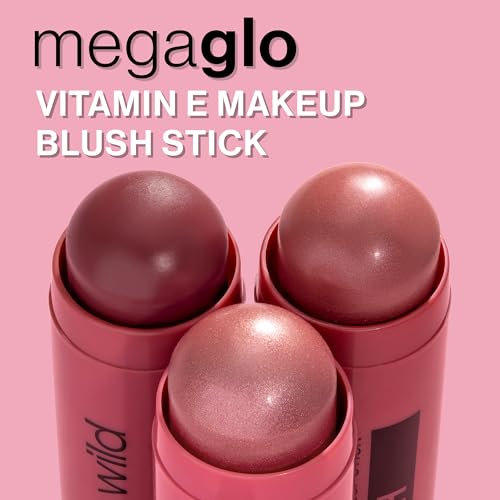 wet n wild Mega Glo Makeup Stick, Buildable Color, Versatile Use, Cruelty-Free & Vegan - Current Jam