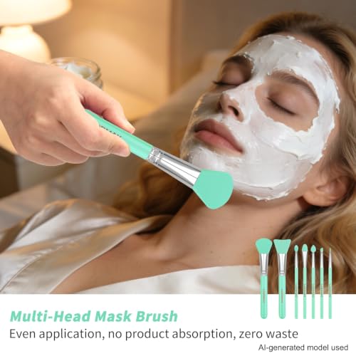 7-Piece Silicone Brush Set for UV Resin & Makeup