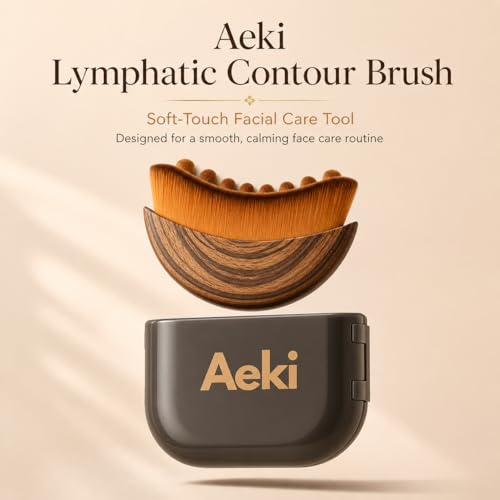 Lymphatic Drainage Face Brush – Contour & Jawline Sculpting Tool