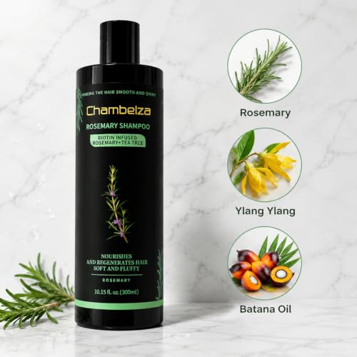 Rosemary Hair Growth Shampoo with Biotin & Keratin, 10.15 fl oz