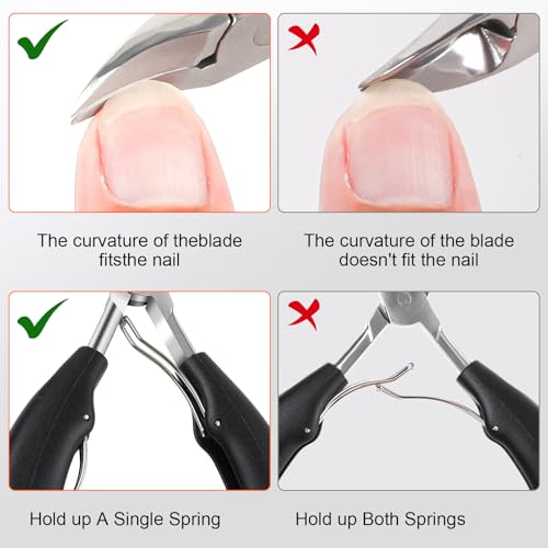 Podiatrist Toenail Clippers for Thick Nails & Ingrown Nails
