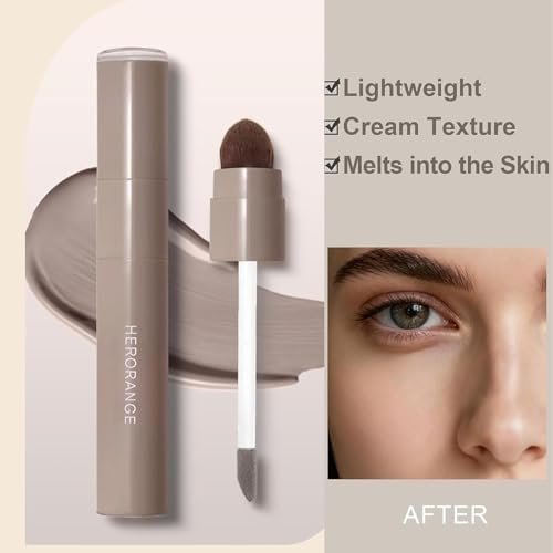 Liquid Contour Stick Set with Brush - Cool Grey & Warm Brown Shades for Face & Nose Sculpting