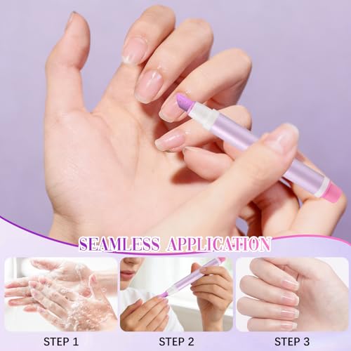 Baysea 2-in-1 Cuticle Oil Pusher Pen & Remover | Portable Nail Care