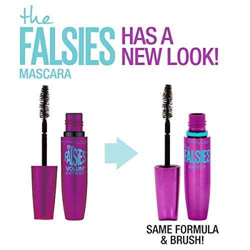 Maybelline Volum' Express Falsies Volumizing, Washable Mascara, Blackest Black, 1 Count