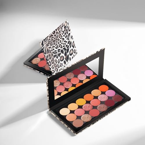 Leopard Magnetic Makeup Palette Kit - 18 & 9 Pan Empty Eyeshadow Palette