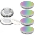 5g Empty Compact Powder Box Case - Refillable Loose Powder Puff Box with Container Holder, Sifter - Pack of 5
