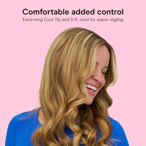 Conair 1-Inch Curling Iron for All Hair Types with Adjustable Heat