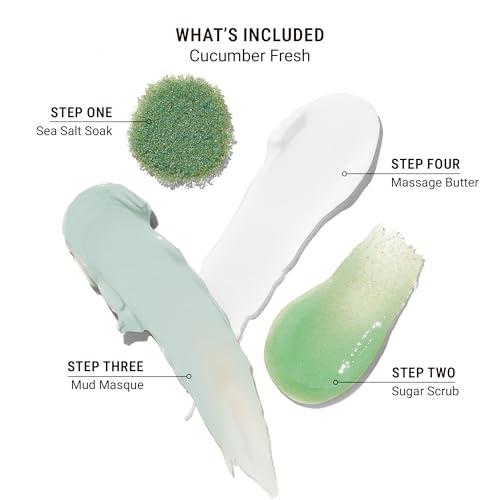 VOESH Pedi in a Box 4 Step Fresh Trio - Vegan Foot Spa Set