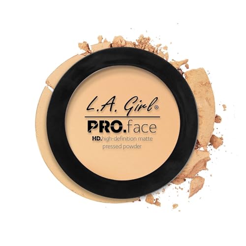 L.A. Girl Pro.Face Matte Pressed Powder, Creamy Natural GPP604