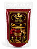 Organic Maroon Sindoor Powder Compact for Bridal & Daily Use