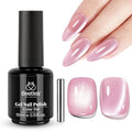 Beetles Pink Cat Eye Gel Nail Polish - 15ML Glitter Pink Manicure