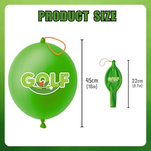 Golf Party Favors 72 Piece Set - Tattoos & Punch Balloons